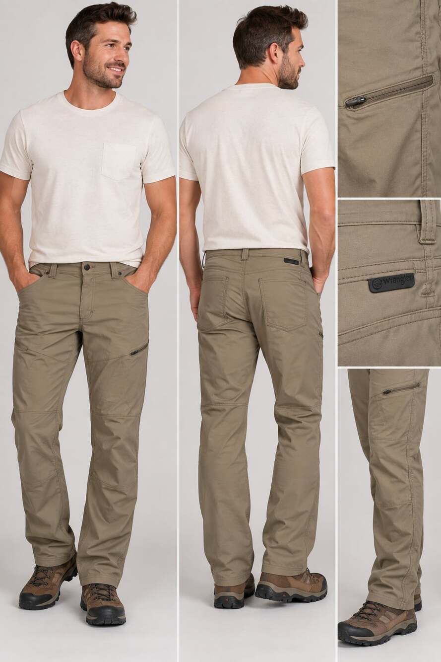 Wrangler Outdoor Cargo Pants Men’s Size 32x30 Khaki